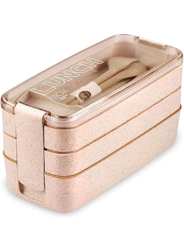 ALMEKAQUZ Multi Compartment Bento Box,Lunch Bento Box,Lunch Box for Kids Adults,Multifunctional Containers Food,Leak Proof Lunchbox Bento Box for Dining Out,Work,School,Picnic(3 layer,1000ML)