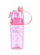 Creative Spray Drinking Water Bottle Pink/Red 21 x 6.3 x 6.3cm