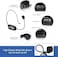 Wireless Microphone, UHF Wireless Microphone, 50m Wireless Transmission, for Tourist Guide/Teaching Speeches