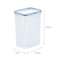 LocknLock Rectangular Food Container 1.3L - Airtight, BPA-Free, Microwave, Freezer, and Dishwasher Safe