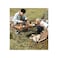 Fold Grill Mate Camping BBQ Table - Wood