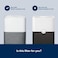 Blueair Filter Blue 3610, Hepasilent Particle + Carbon Filter Compatible With Blue 3610, White