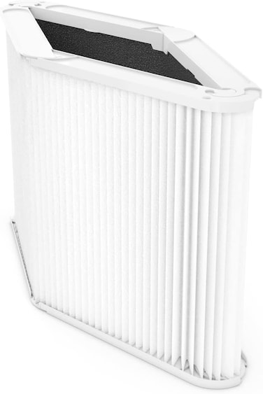 Blueair Filter Blue 3610, Hepasilent Particle + Carbon Filter Compatible With Blue 3610, White