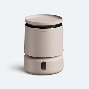 BLUEAIR DreamWell InvisibleMist 48H Top-Fill Humidifier - Aromatic Stone for Essential Oils and Relaxing Mood Light - Quiet for Bedroom and Home Beige