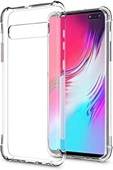 MUZZ for samsung Galaxy S10 5G Case Cover,Protective Shock Absorption Bumper soft Transparent Case For Galaxy S10 5G