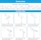 Non-Slip handrail 304 Stainless Steel handrail Disabled Toilet Toilet Barrier-Free Railing handrail guardrail Frame Shower aid handrail Hand Grips