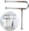 Non-Slip handrail 304 Stainless Steel handrail Disabled Toilet Toilet Barrier-Free Railing handrail guardrail Frame Shower aid handrail Hand Grips