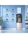 SPJ 16L Top Load Water Dispenser with Refrigerator Cabinet, Hot Cold &amp; Normal Water, SS304 Stainless Steel Tank, Child Safety Lock, 3 Taps, Floor Standing Water Cooler, Black &amp; Silver