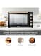 SPJ 120L Electric Oven 2800W with Rotisserie, Countertop Oven, 70&ndash;250&deg;C Temperature Control, 120-Min Timer, 7 Power Levels, Inner Lamp, Black
