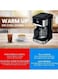 SPJ 12-Cup Drip Coffee Maker with Glass Carafe &ndash; Hot &amp; Iced Brew Coffee Machine, Touch Screen Control, Anti-Drip System, Self-Clean, Auto Shut-Off &ndash; 1.8L Coffee Machine for Home &amp; Office (Silver &amp; Black)