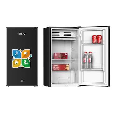 Mini Refrigerator Office/ Bedroom - SPJ - RFS-120BLW - 93 Liters - Black - 12 Month Warranty