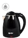 SPJ 1.8L Electric Kettle 1500W Stainless Steel Fast Boil Cordless Tea Kettle with Auto Shut-Off &amp; LED Indicator, Black
