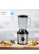 SPJ 500W Blender &amp; Grinder with 1.5L Glass Jar, Stainless Steel 6-Blade System, 50g Grinding Cup, 2 Speeds + Pulse Control, Copper Motor