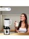 SPJ 500W Blender &amp; Grinder with 1.5L Glass Jar, Stainless Steel 6-Blade System, 50g Grinding Cup, 2 Speeds + Pulse Control, Copper Motor