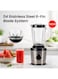 SPJ Blender &amp; Grinder 500W with 1.5L Glass Jar, 50g Dry Grinder, Stainless Steel 6-Blade System, 2 Speed + Pulse Control, Copper Motor for Smoothies, Juices &amp; Grinding