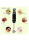 SPJ 200W Hand Blender with 600ml Cup, Stainless Steel Blades, 2 Speed Settings, Full Copper Motor, Electric Immersion Stick Blender, Black