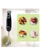 SPJ 200W Hand Blender with 600ml Cup, Stainless Steel Blades, 2 Speed Settings, Full Copper Motor, Electric Immersion Stick Blender, Black