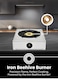 SPJ 2 Burner Stainless Steel Gas Stove with Auto Ignition   90mm Iron Beehive Burners   Heavy-Duty Pan Support   10.5mm Gas Inlet   LPG Cooktop   1 Year Warranty