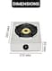 SPJ 2 Burner Stainless Steel Gas Stove with Auto Ignition   90mm Iron Beehive Burners   Heavy-Duty Pan Support   10.5mm Gas Inlet   LPG Cooktop   1 Year Warranty