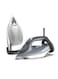 SPJ 2400W Powerful Steam Iron with Ceramic Soleplate, Vertical Steam, Self-Clean Function, Anti-Drip System, 280ml Water Tank, Overheat Protection, Fast Heating Clothes Iron, Grey