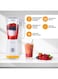 SPJ 300W Blender with 1L Jar, Stainless Steel 4-Blade System, One-Touch Operation, Anti-Slip Base, Smoothie &amp; Juice Maker, Compact Kitchen Blender, White