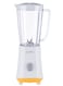 SPJ 300W Blender with 1L Jar, Stainless Steel 4-Blade System, One-Touch Operation, Anti-Slip Base, Smoothie &amp; Juice Maker, Compact Kitchen Blender, White