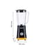 SPJ 300W Personal Blender with 1L Jar &amp; 600ml Sport Bottle, Stainless Steel 4-Blade System, Smoothie &amp; Juice Maker, Portable Blender, Anti-Slip Base, Black