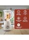 SPJ 350W Blender &amp; Grinder with 1.2L Plastic Jar &amp; Grinder Cup, Stainless Steel 4-Blade System, 2 Speed + Pulse Control, Anti-Slip Feet, Multi-Function Kitchen Blender &ndash; White