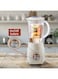 SPJ 350W Blender &amp; Grinder with 1.2L Plastic Jar &amp; Grinder Cup, Stainless Steel 4-Blade System, 2 Speed + Pulse Control, Anti-Slip Feet, Multi-Function Kitchen Blender &ndash; White