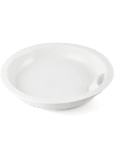 Porceletta Porcelain Full Round Chafing Dish Insert, 39 cm Size, Ivory