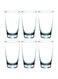 6-Piece Tiara Long Beverage Glass Set Clear 465ml