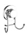 HOME SO Suction Cup Hooks for Shower, Bathroom, Kitchen, Glass Door, Mirror, Tile &ndash; Loofah, Towel, Coat, Bath Robe Hook Holder for Hanging up to 15 lbs &ndash; Rustproof Chrome Stainless Steel (1-Pack)