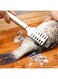 SOLDOUT&trade; Fish Scale Remover Stainless Steel Fish Scale Remover Cleaner Scraper Kitchen Peeler Tool (Silver)