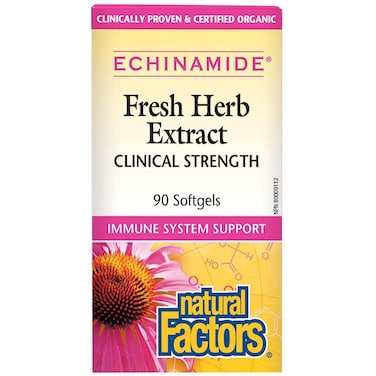 Natural Factors Echinamide Extra Strength Sg, 90 CT