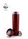 Stainless Steel Vacuum Water Bottle with Smart LCD Touch Screen Red