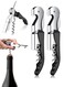 Wine Opener Set, Professional Waiter's Friend Corkscrew and Bottle Opener, Premium Stainless Steel Corkscrew for Wine and Beer, Ideal for Sommeliers and Waiters, Durable and Efficient