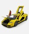 1:24 Scale Luxury Sports Car with Opening Scissor Doors, Pull-Back Action-Gold