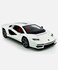1:24 Scale Luxury Sports Car with Opening Scissor Doors, Pull-Back Action-White