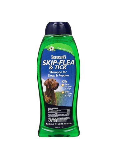 Sergeant's Skip-Flea and Tick Shampoo for Dogs, Clean Cotton, Pet Supplies, 18 oz