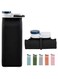 ELECDON Collapsible Water Bottle BPA Free - Foldable Water Bottle for Travel Sports Bottles with Triple Leak Proof Lightweight 20oz (Black)
