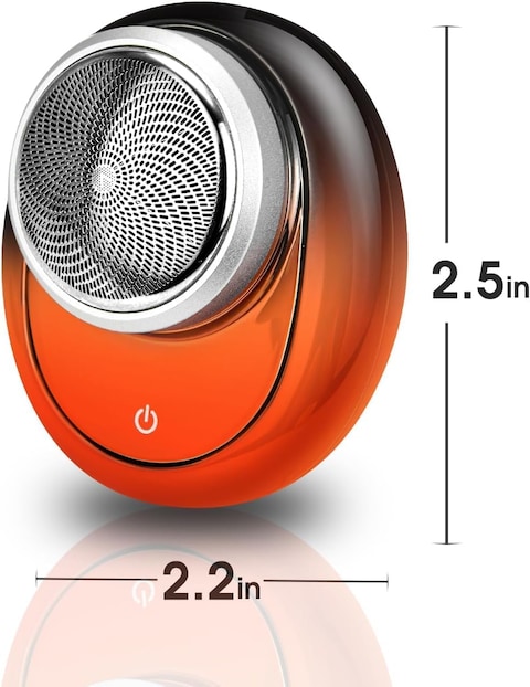 DSP Compact Men&#39;s Electric Razor - Mini Portable Shaver for Travel, Waterproof IPX7, USB-C Fast Charging, Overcharge Protection, 7100 RPM Powerful Pocket-Sized Shaving Machine