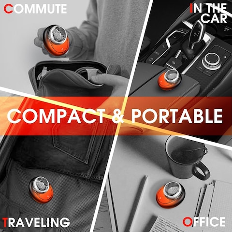 DSP Compact Men&#39;s Electric Razor - Mini Portable Shaver for Travel, Waterproof IPX7, USB-C Fast Charging, Overcharge Protection, 7100 RPM Powerful Pocket-Sized Shaving Machine