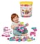 Building Block Set for Kids, 110 Pieces Creative Construction Toy with Storage Bucket, Educational DIY Bricks for Boys and Girls