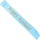 Italo Happy Birthday Queen Belt for Party Decorations, Blue
