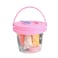 Multi-Color Soft Clay Bucket for Kids   Kids Art Kit with Non-Toxic Clay   Ideal for Birthdays, Return Gifts &amp; New Year Gift (Pack 1/12 Bright Colors) - Pink Bucket