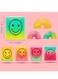 Party Favors For Kids (24 Bouncy Balls &amp; 12 Smiley Face Rainbow Spring) , party supplies Bouncy Balls For Kids Return Gifts For Birthday Party and Colorful Rainbow Smiley Face Rainbow Spring