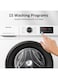 Hisense 7KG Front Loading Washing Machine WFVB7012M, 1200RPM, 15 Washing Programs, Steam Wash, Delay End, Drum Clean, Efficiency A, Quick Wash, Snow Flake Drum, Self-Diagnosticfault Finding WFVB7012M White