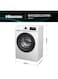 Hisense 8KG Front Load Washing Machine 1200RPM Steam Wash,Durable Inverter,Quick Wash,Self Diagnosis, Drum Clean,Delay End WFSQ8012VMW White