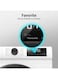 Hisense 8KG Front Load Washing Machine 1200RPM Steam Wash,Durable Inverter,Quick Wash,Self Diagnosis, Drum Clean,Delay End WFSQ8012VMW White