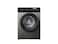 Kelon 8kg Front Load Washing Machine with Inverter Motor and Steam, 1200 RPM, 15 Programs, 5-star Energy Saving, Titanium Gray - KWFQP8012T